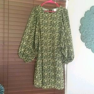 H&M puff sleeve dress new without tags